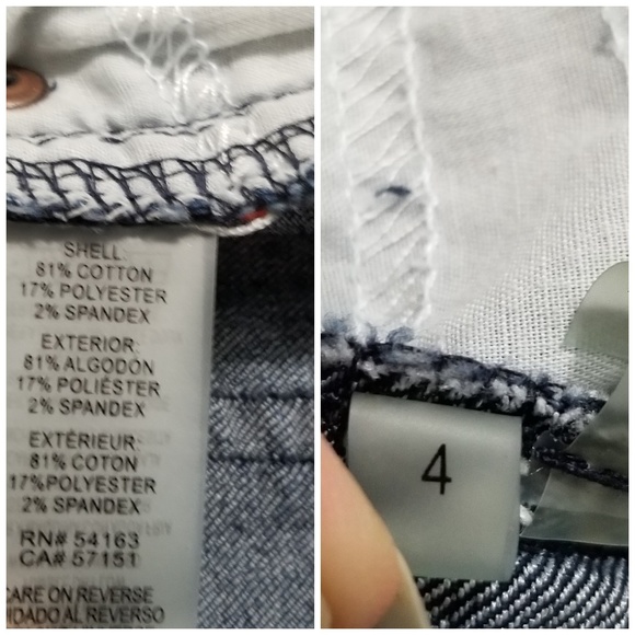 Karl Lagerfeld Jeans Straight Leg Dark Wash Sz 4 - Picture 8 of 8